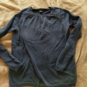 Preswick&Moore Navy blue soft sweater Large